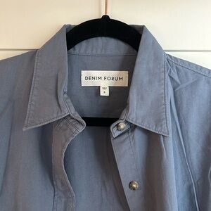 NWT Aritzia Denim Forum Jane Short in Blue